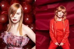 How-to-style Curtain Bangs: Entweder asymmetrisch im Seitenscheitel oder glamourös im voluminösen Wellen-Look.